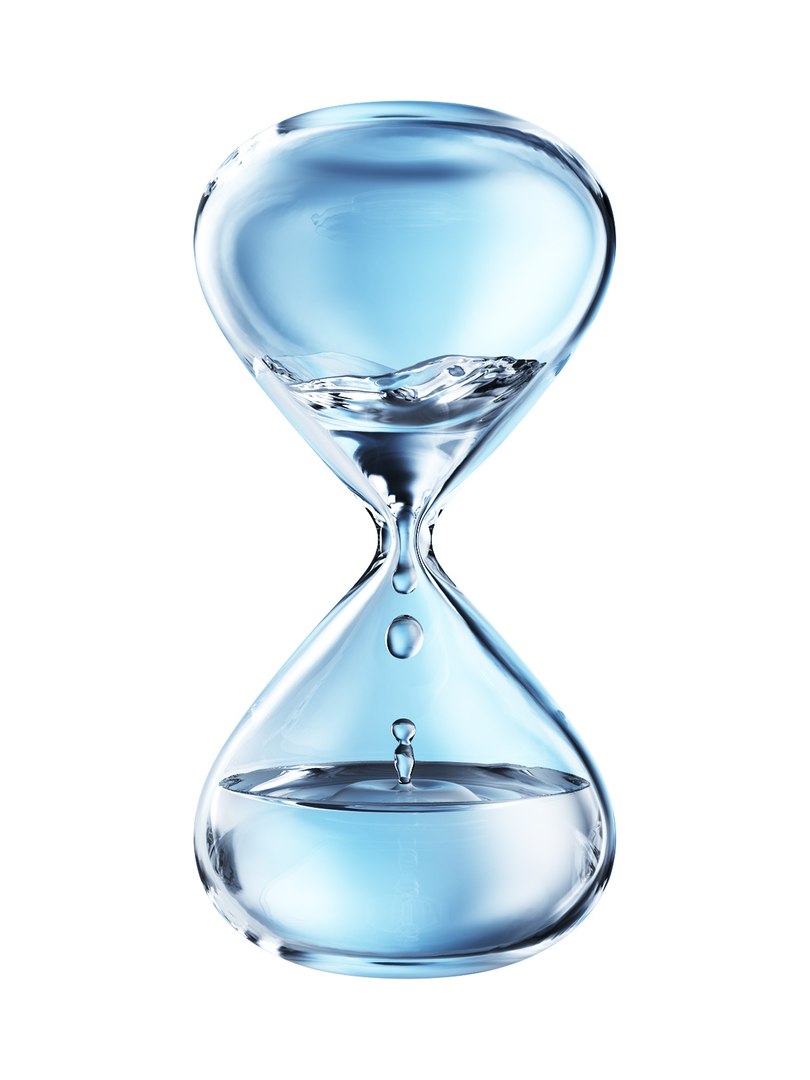 Water hourglass cheap