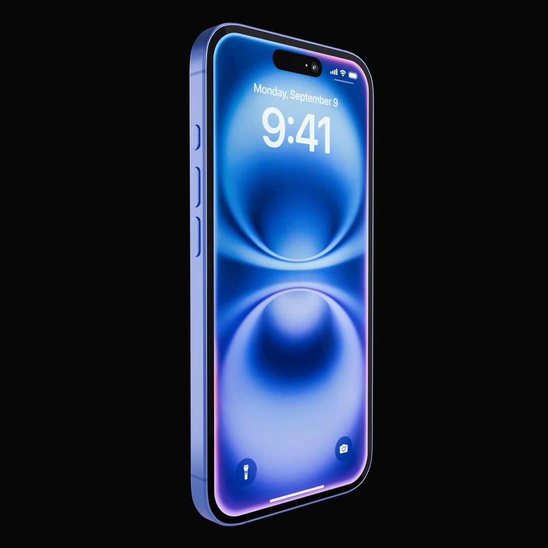 Smartphone IPhone 16 Model TurboSquid 2286432