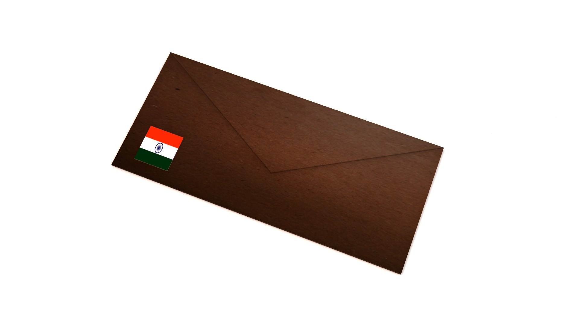 3D Envelope model https://p.turbosquid.com/ts-thumb/6K/8Plxhi/2C/flagofindia05/jpg/1783380750/1920x1080/fit_q87/abfabc059dcc31d1138187d86a8bd2ddd942a27a/flagofindia05.jpg