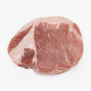 Raw Pork Loin 01