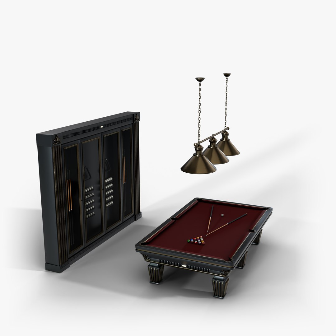 James Billiard Room Set - Pool Table Cabinet and Lamp 3D model https://p.turbosquid.com/ts-thumb/6K/Biuqx1/Ai/06_james_billiard_room_set_studio_side/jpg/1791255269/1920x1080/fit_q87/7ba1ae5dfa88357c3454d66c62067c3ee3b325d0/06_james_billiard_room_set_studio_side.jpg