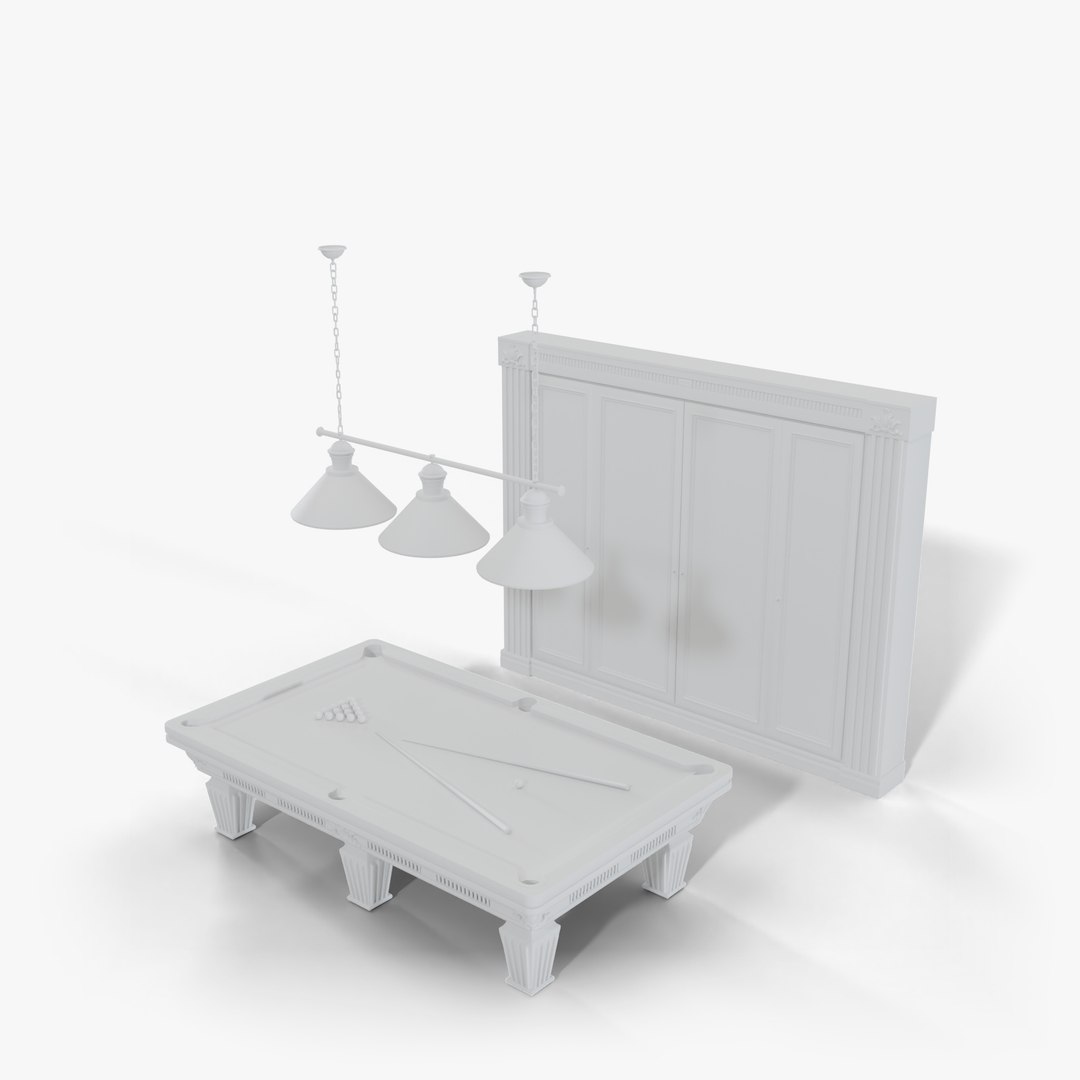 James Billiard Room Set - Pool Table Cabinet and Lamp 3D model https://p.turbosquid.com/ts-thumb/6K/Biuqx1/hK/10_james_billiard_room_set_clay/jpg/1791255314/1920x1080/fit_q87/bd47be82e7a6b7408f88c0170182315b73dee9f3/10_james_billiard_room_set_clay.jpg