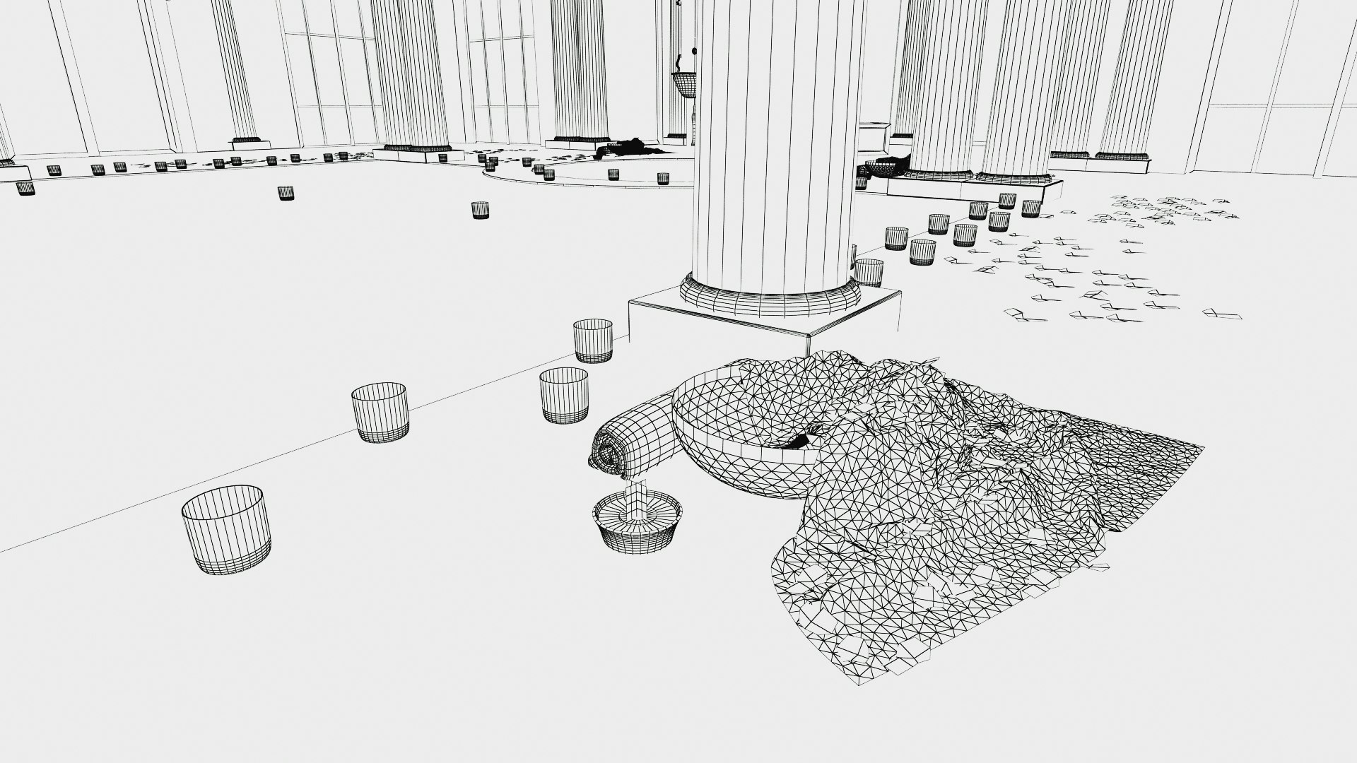 3D Pool Interior Model - TurboSquid 1213805