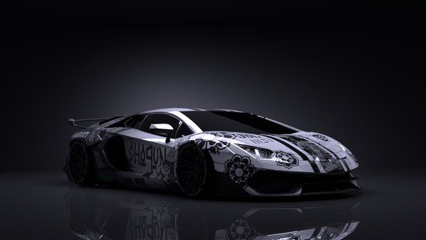 3D Mirage Lamborghini model