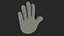 Raised Back Hand Emoji