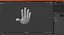 Raised Back Hand Emoji