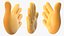 Raised Back Hand Emoji