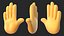 Raised Back Hand Emoji