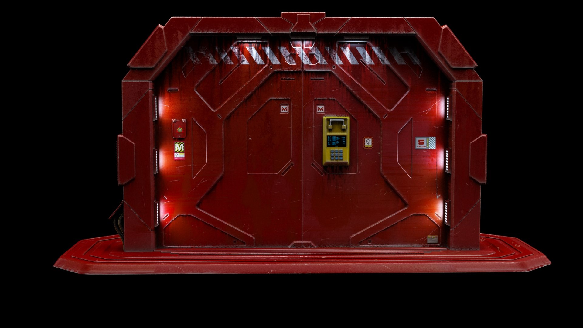 Gate Door 3d Max