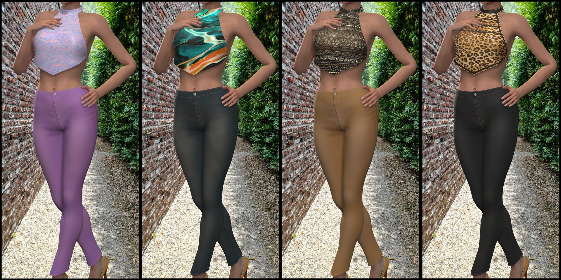 3D Casual outfit - Top and Pants - 4 colors model https://p.turbosquid.com/ts-thumb/6K/NlE9GH/7c/00_main_01/png/1622752053/1920x1080/fit_q87/7d4d05c165603d5871d255a37a7c213326e3f93d/00_main_01.jpg