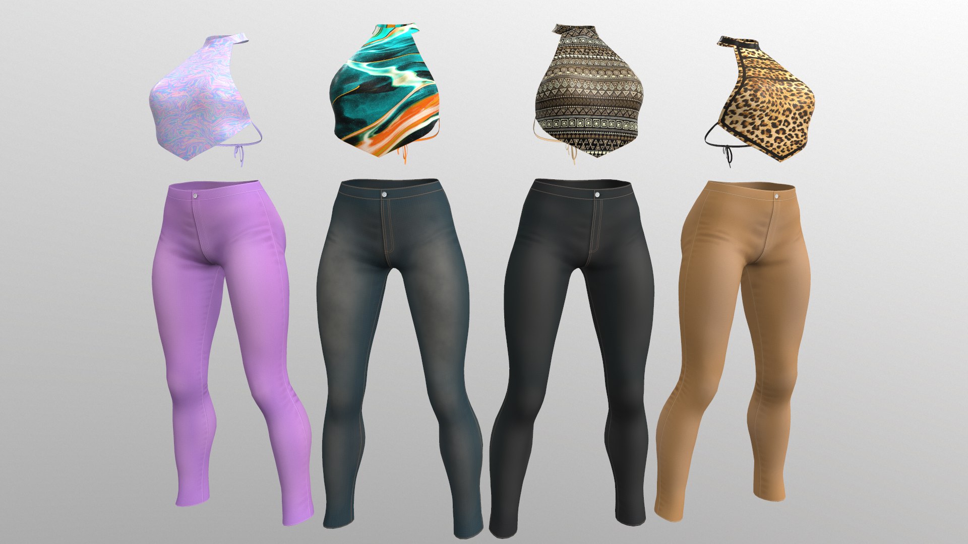 3D Casual outfit - Top and Pants - 4 colors model https://p.turbosquid.com/ts-thumb/6K/NlE9GH/by/00_main_02/png/1622752041/1920x1080/fit_q87/d11445a878f5ddc953875c13c43a4490d28ef355/00_main_02.jpg