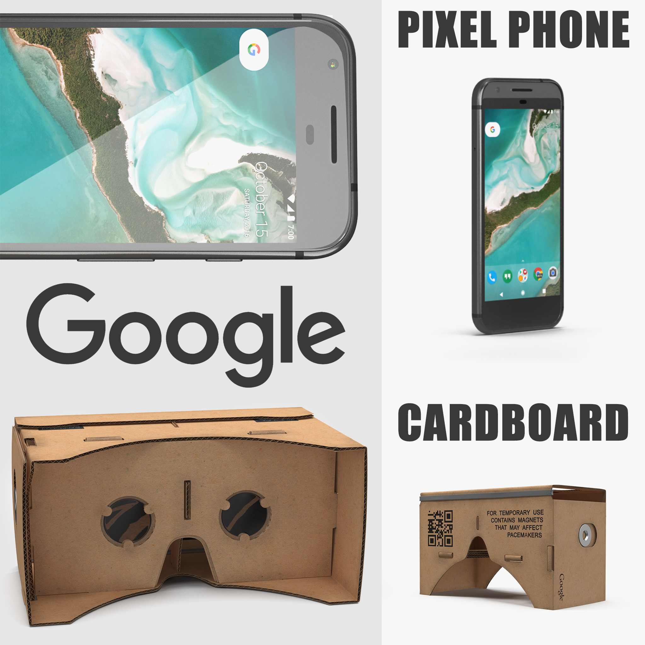 3D model google cardboard vr headset - TurboSquid 1215662