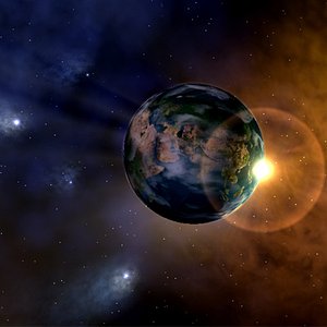 c4d planet earth