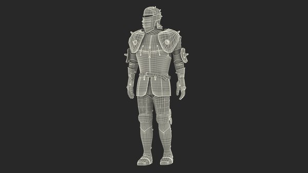 modelo 3d Traje de armadura de caballero tradicional - TurboSquid 2215043