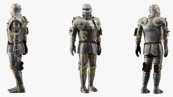 modelo 3d Traje de armadura de caballero tradicional - TurboSquid 2215043