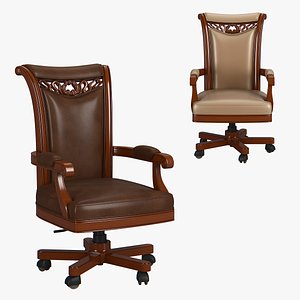 230-1 carpenter office chair 3D model