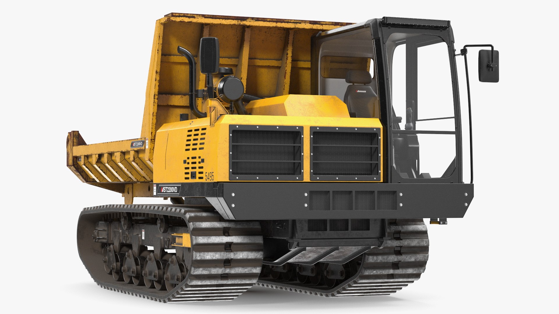 Tracked Dumper Morooka Dirty 3D model preview