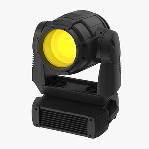 Colored Spot Stage Light 02 Hanging Yellow