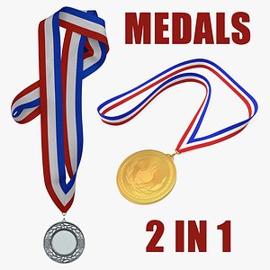 Medals 3D Models Collection