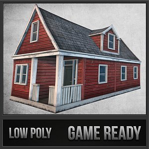 3d abandoned houses 01 model