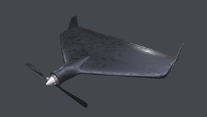 Dron low poly 3d model