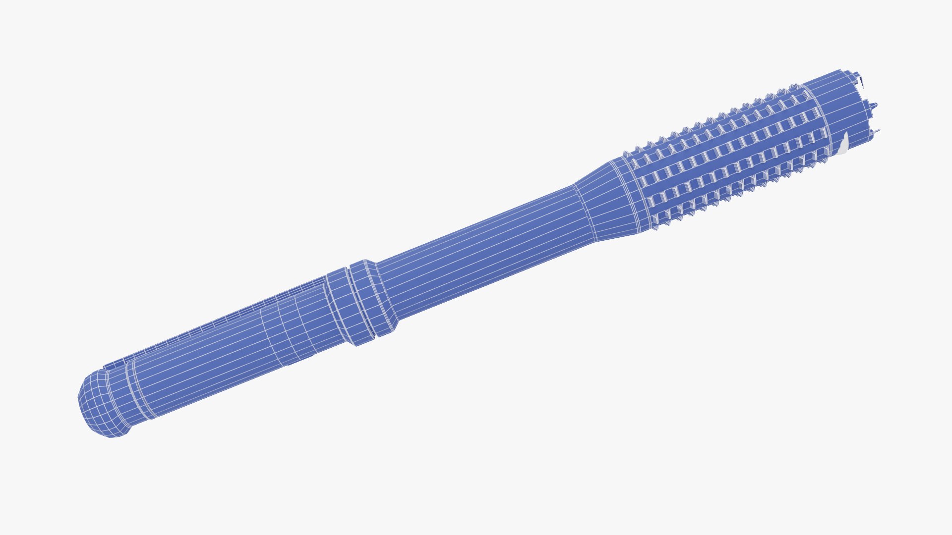 3D Stun Baton with Flashlight model https://p.turbosquid.com/ts-thumb/6K/mFe1jg/JL/wireframe_04/png/1680252487/1920x1080/fit_q87/0ebec2ab7ec86f9ca1bbf7e0829505553e2877d3/wireframe_04.jpg