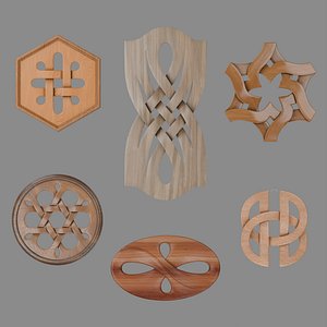 3D Decorative carved planks