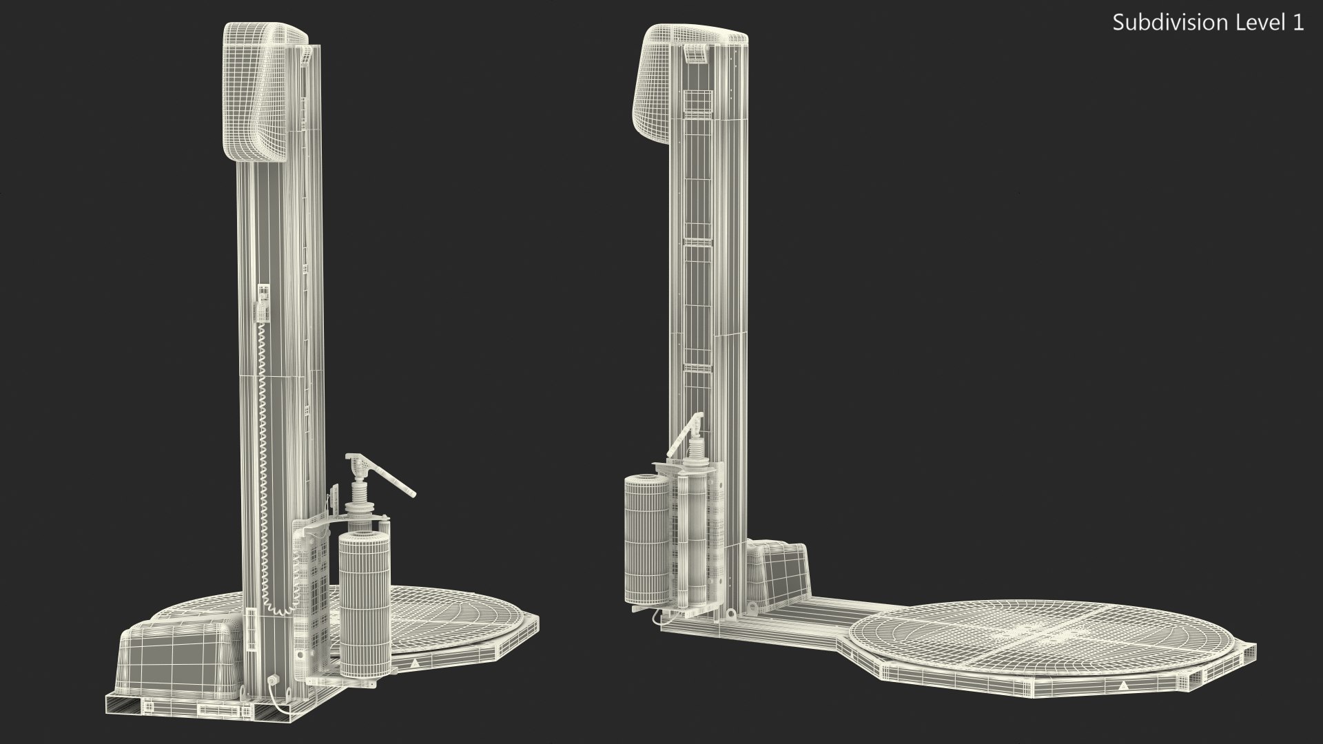 3D model onewrap semi automatic stretch https://p.turbosquid.com/ts-thumb/6K/oyUmgJ/ck/onewrapsemiautomaticstretchpalletwrapperc4dmodel020/jpg/1607415786/1920x1080/fit_q87/527d337a9e250e75980fcde4c924a44302bcee09/onewrapsemiautomaticstretchpalletwrapperc4dmodel020.jpg