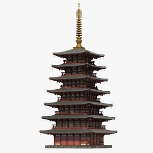 Chinese Pagoda 09 3D model