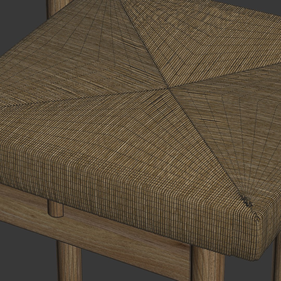 Wooden Rattan Bar 3D Model - TurboSquid 1656323