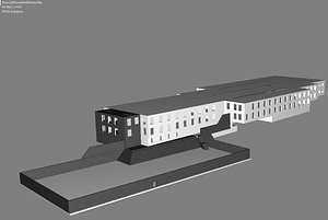 3D alcatraz cell model
