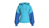 Girls Color-Blocked Hoodie With Pocket