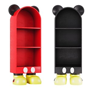 Childrens wardrobe Mickey 03 3D