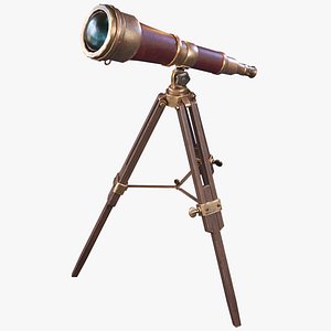 Stylized Antique Telescope