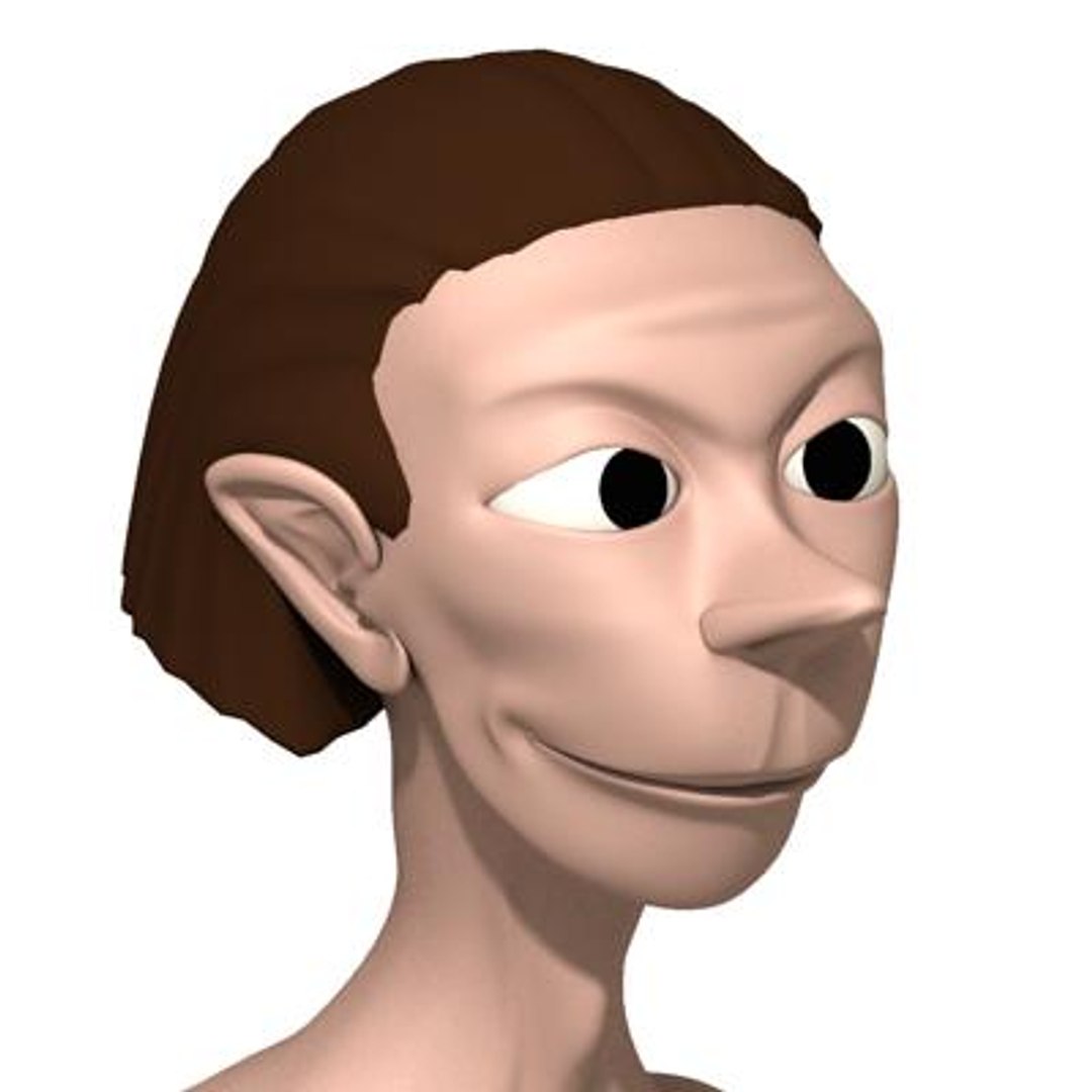 Jack Cartoon Naked 3d Max