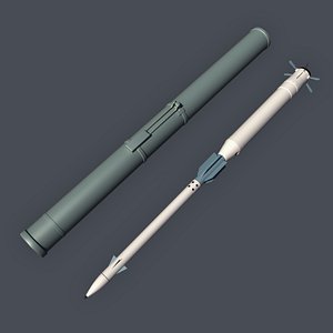 3d sosna-r 9m337 missile model