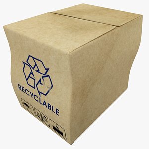 cardboard box 3D model