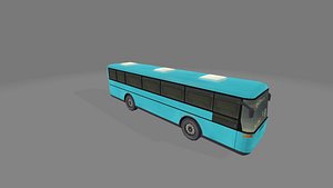 3D Low Polygon Coach 3