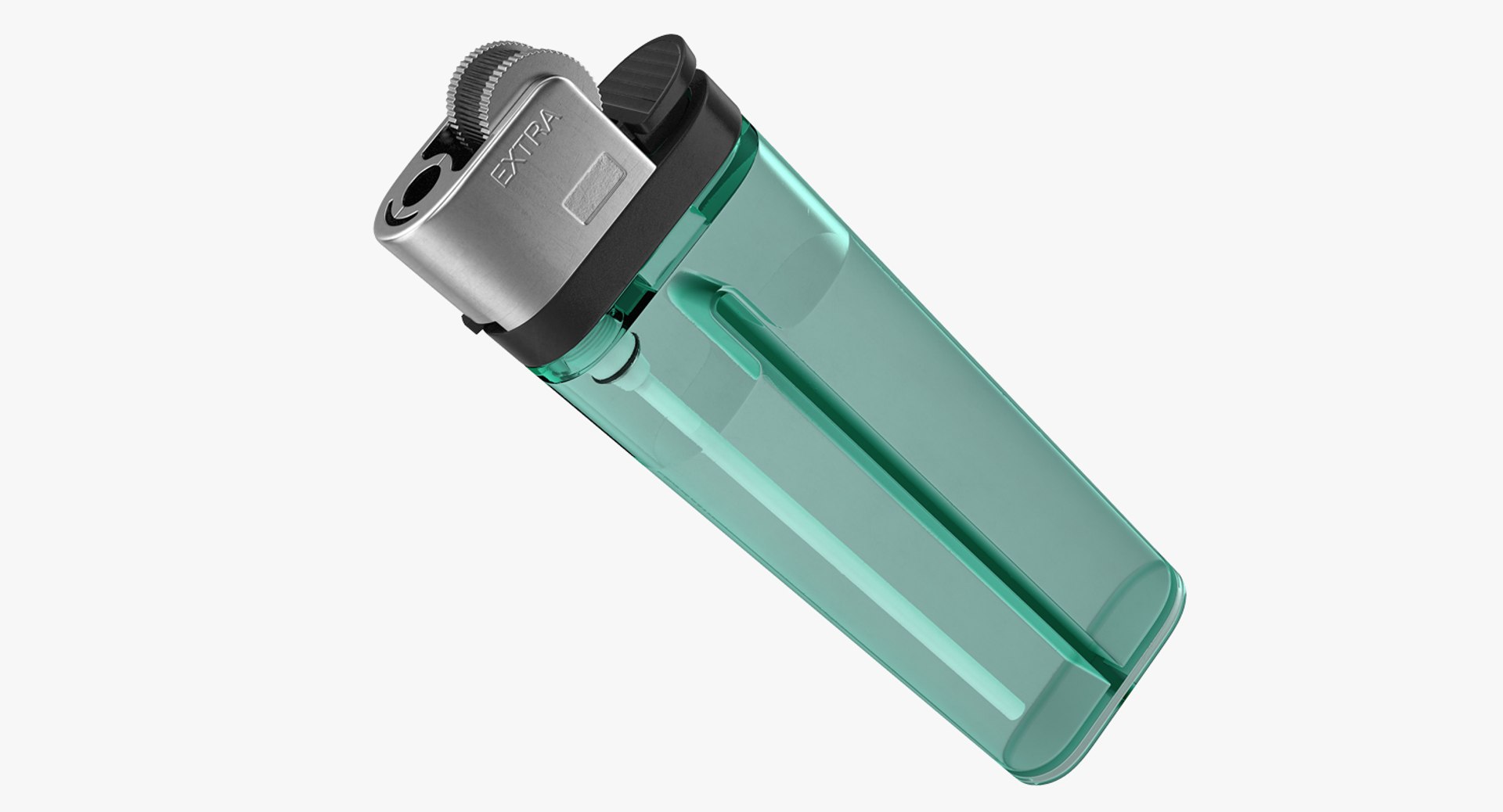 Disposable Gas Lighter 3D model preview