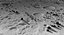 Moon Surface With Rocks Scene