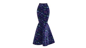fishtail skirt 3D model
