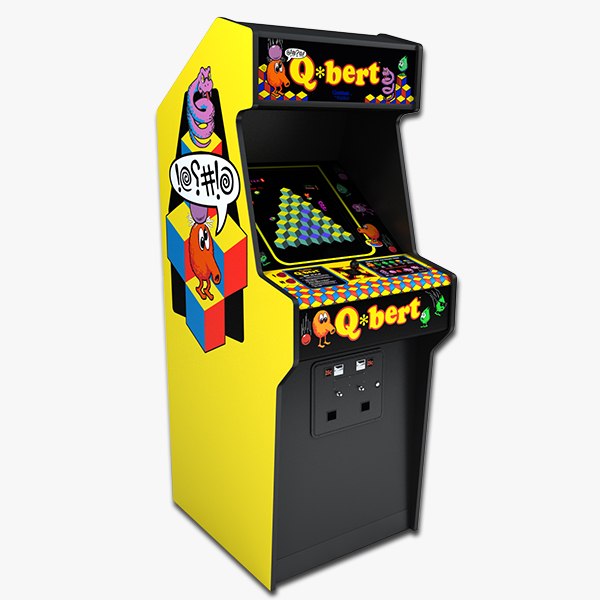 qbert arcade 3d model