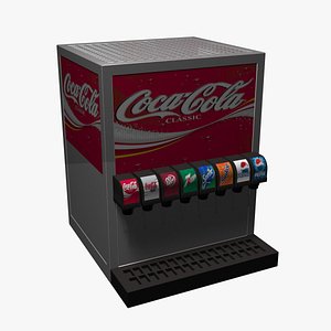 3d soda dispenser model