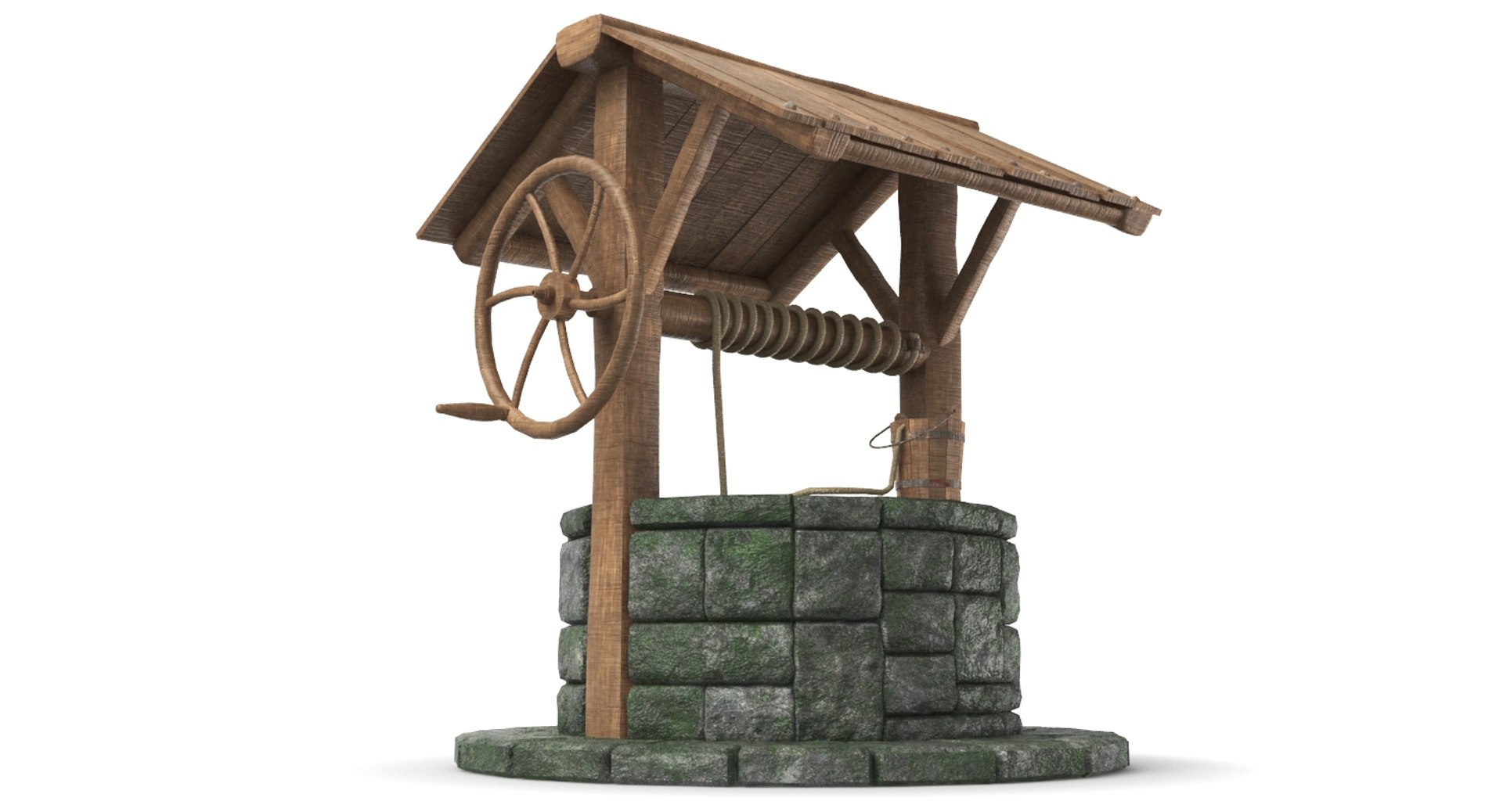 3D model farm scene barn cow - TurboSquid 1335483