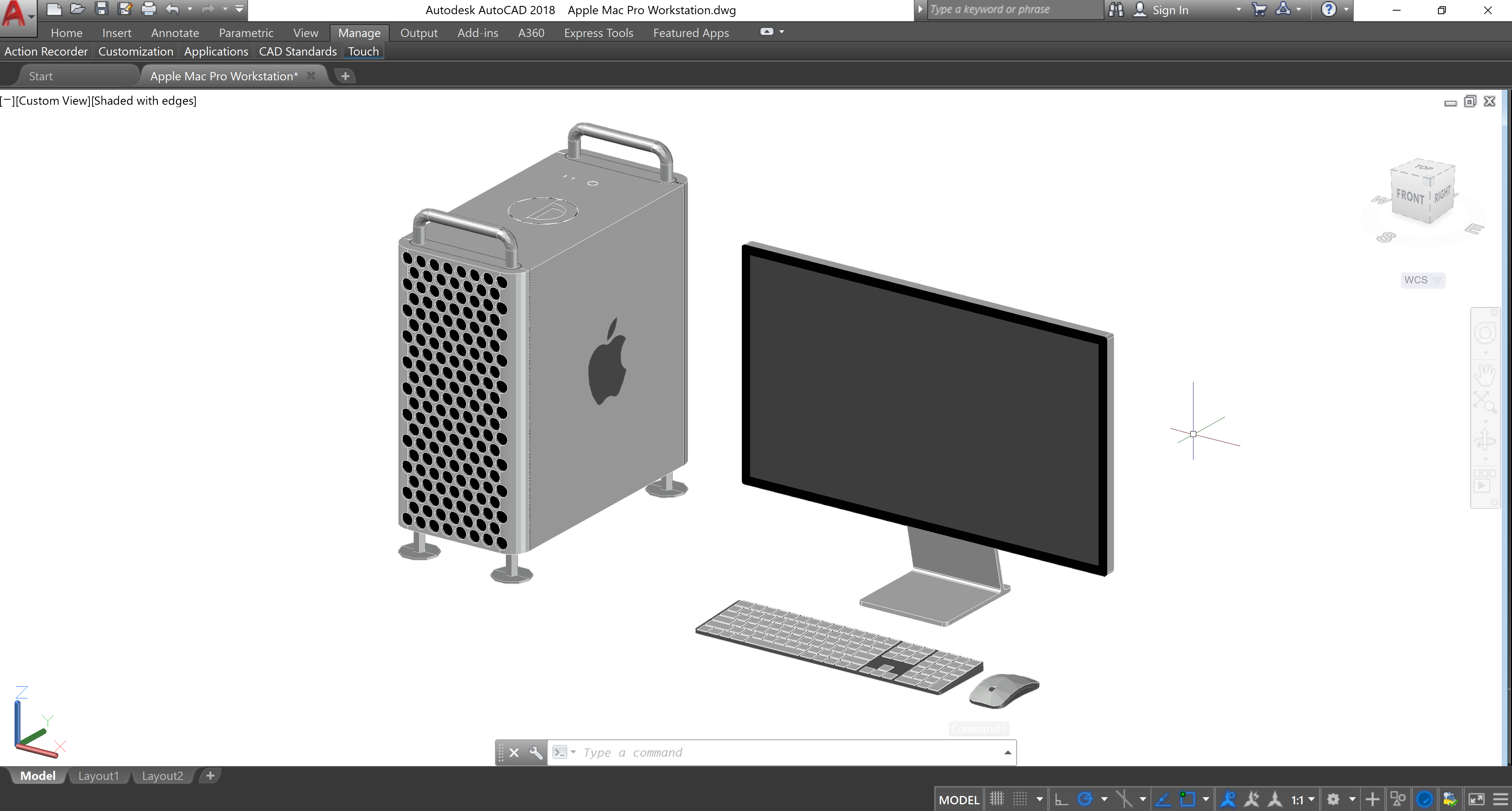 modelo 3d Apple Mac Pro Workstation - Revit Family - TurboSquid 1918613