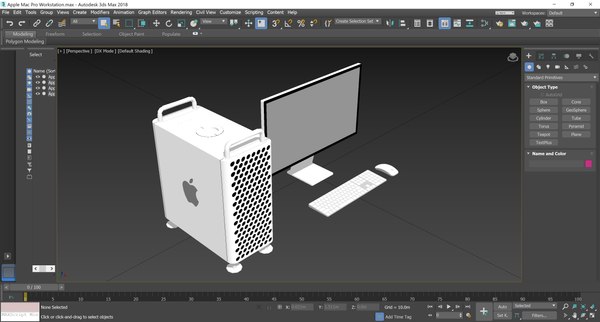 modelo 3d Apple Mac Pro Workstation - Revit Family - TurboSquid 1918613