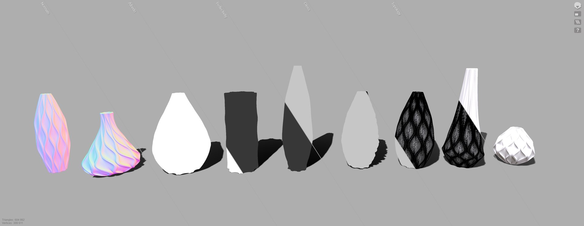 Modern Vases Collection 3D model https://p.turbosquid.com/ts-thumb/6L/Vh4AjC/EC/24335/jpg/1674662818/1920x1080/fit_q87/9092770281ba49964b68067e2ba1ef5c23de690a/24335.jpg