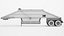 Semi Truck Belly Dump Trailer 03