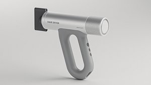 3D Industrial Modern Hair Dryer 3d Concept Design model