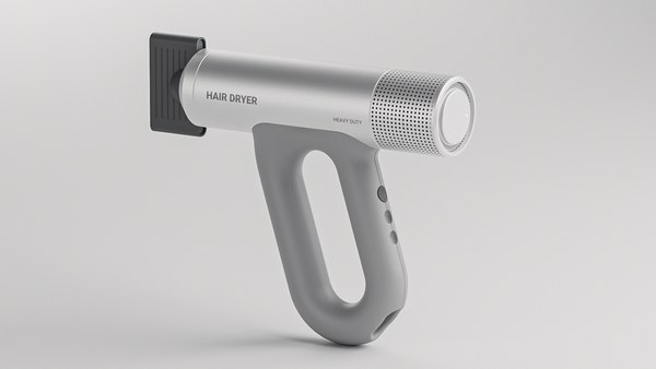 3D Industrial Modern Hair Dryer 3d Concept Design model